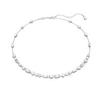 Swarovski - Collier Plaqué Rhodium et Zircone Cubique Blanc - Femme - Accessoires - Gris - Taille: ONE Size