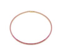 Swarovski - Collier Tennis Matrix - Femme - Accessoires - Rose - Taille: ONE Size