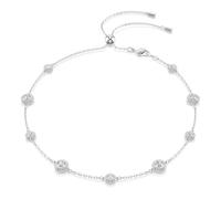 Swarovski Collier Una Angelic, Taille ronde, Motifs double face, Blanc, Métal rhodié