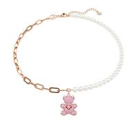Swarovski - Collier Unisexe Pendentif Ours (Rose) 5669166 - unisex - Accessoires - Rose - Taille: ONE Size