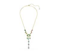 Swarovski Collier en Y Gema Multicolore Plaqué or Taille mixte