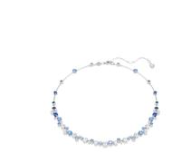 Swarovski Collier Constella – en cristal bleu – Femme – Gris – Taille ONE Size
