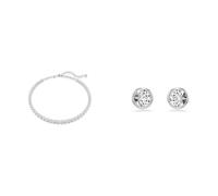 Swarovski Constella Collier & Boucles d'oreilles, Taille ronde, Blanc