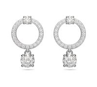 Swarovski - Créoles Blanches Constella - Femme - Accessoires - Gris - Taille: ONE Size