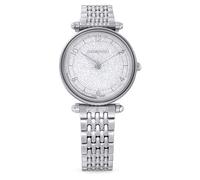 Swarovski Montre Crystalline Wonder, fabriquée en Suisse, bracelet métal argenté acier inoxydable OS