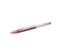 Swarovski Crystalline Stylo bille Corps laqué rose avec huit facettes en cristal et plus de 400 cristaux transparents de la collection Crystalline