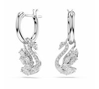 Swarovski Cygne Collection, Mixed Cuts, Cygne, Blanc, Plaqué rhodium