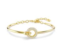 Swarovski Bracelet-jonc Dextera, Taille ronde, Blanc, Placage de ton or