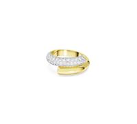 Swarovski Bague Dextera – Blanche – Placage de ton or