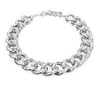 Swarovski Dextera Statement Collier coupe mixte grand blanc plaqué rhodium