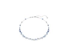 Swarovski - Élégant Collier Constella en Cristal Bleu - Femme - Accessoires - Gris - Taille: ONE Size