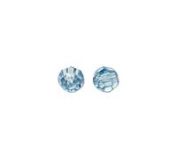 Swarovski Elements Perle Ronde Cristal, Bleu Azur, 4 Mm Ø, Boîte 20 Pièces