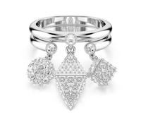 Swarovski - Ensemble de bagues Dextera - Femme - Accessoires - Gris - Taille: 55 MM