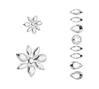 Swarovski - Ensemble de Bijoux de Corps Cristal - Femme - Accessoires - Blanc - Taille: ONE Size
