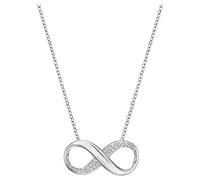 Swarovski Exist Collier pendentif Infinity blanc rhodié