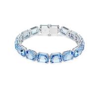 Swarovski Bracelet Millenia, Taille octogonale, Dégradé de couleur, Bleu, Métal rhodié