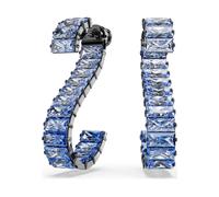 Swarovski, Femme, Accessoires, Bleu, Taille: ONE Size Matrix Baguette Drop Earrings
