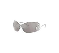 Swarovski, Femme, Accessoires, Gris, Taille: 34 MM Lunettes de Soleil Argent avec Étui Original