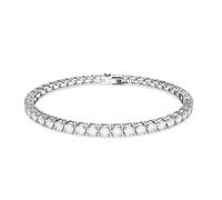 Swarovski Bracelet Matrix Tennis – Taille ronde – Blanc – Métal rhodié