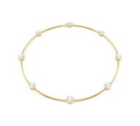 Collier femme - SWAROVSKI - Collier Swarovski Constella coupe ronde doré - Couleur de la matière:Jaune