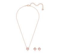 Swarovski, Femme, Accessoires, Rose, Taille: ONE Size Parure de Bijoux Trèfle Porte-Bonheur Rose UNA