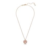 Collier - SWAROVSKI - Hyperbola coeur rosé - Métal rhodié - Cristal incolore - 45 cm