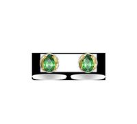 Swarovski Femme Clous d'oreille Stilla, taille goutte, vert, 5639120 uni 5639120