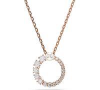 Swarovski Femme Collier avec pendentif blanc, or rose MATRIX 5692265