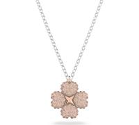 Swarovski Femme Collier avec pendentif Lat Fleur Métal Mixte, Rose-Blanc 5636488