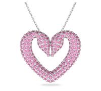 Swarovski Femme Collier Una Coeur Grand Rose, plaqué rhodium 5631931