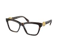 Swarovski Femme SK2021 1002 Montures optiques Acétate Marron Transparent Carré Normale