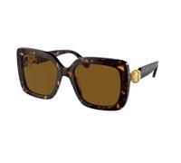 Swarovski Femme SK6001 100283 Lunettes de soleil Acétate Tortue Marron Carré Polarisé