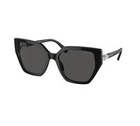 Swarovski Femme SK6016 100187 Lunettes de soleil Acétate Noir Gris Géométrique Normale