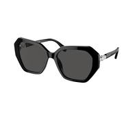 Swarovski Femme SK6017 100187 Lunettes de soleil Acétate Noir Gris Géométrique Normale