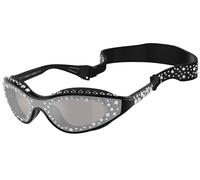 Swarovski Femme SK6024 10016G Lunettes de soleil Injecté Noir Gris Géométrique Miroir Miroir