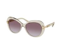Swarovski Femme SK6026 30038H Lunettes de soleil Acétate Marron Violet Papillon Normale Ombré