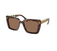Swarovski Femme SK6032 100273 Lunettes de soleil Acétate Tortue Marron Carré Normale
