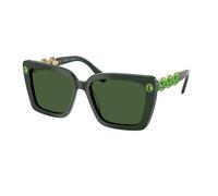 Swarovski Femme SK6032 102671 Lunettes de soleil Acétate Vert Vert Carré Normale