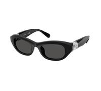 Swarovski Femme SK6036U 103887 Lunettes de soleil Acétate Noir Gris Pillow Normale