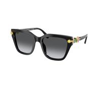 Swarovski Femme SK6041 1001T3 Lunettes de soleil Acétate Noir Gris Géométrique Polarisé