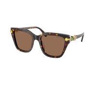 Swarovski Femme SK6041 100273 Lunettes de soleil Acétate Tortue Marron Géométrique Normale