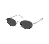 Swarovski Femme SK7033 400187 Lunettes de soleil Métal Argent Gris Ronde Normale