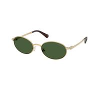 Swarovski Femme SK7033 400471 Lunettes de soleil Métal Or Vert Ronde Normale