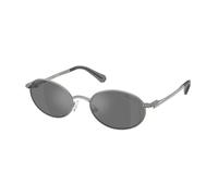 Swarovski Femme SK7033 40096G Lunettes de soleil Métal Gris Gris Ronde Miroir