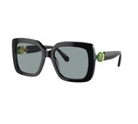 Swarovski Femme Sunglass SK6001 - Couleur du Monture: Noir, Couleur de Lentille: Gris foncé