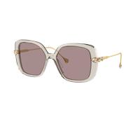 Swarovski Femme Sunglass SK6011 - Couleur du Monture: Transparent Marron clair, Couleur de Lentille: Violet