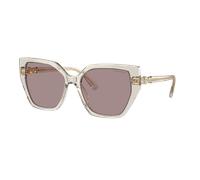 Swarovski Femme Sunglass SK6016 - Couleur du Monture: Beige transparent, Couleur de Lentille: Violet