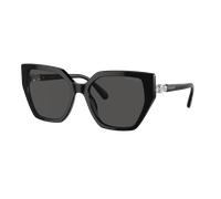 Swarovski Femme Sunglass SK6016 - Couleur du Monture: Noir, Couleur de Lentille: Gris foncé