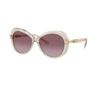 Swarovski Femme Sunglass SK6026 - Couleur du Monture: Beige transparent, Couleur de Lentille: Dégradé Violet