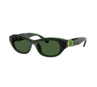 Swarovski Femme Sunglass SK6036U - Couleur du Monture: Vert foncé laiteux, Couleur de Lentille: Vert foncé